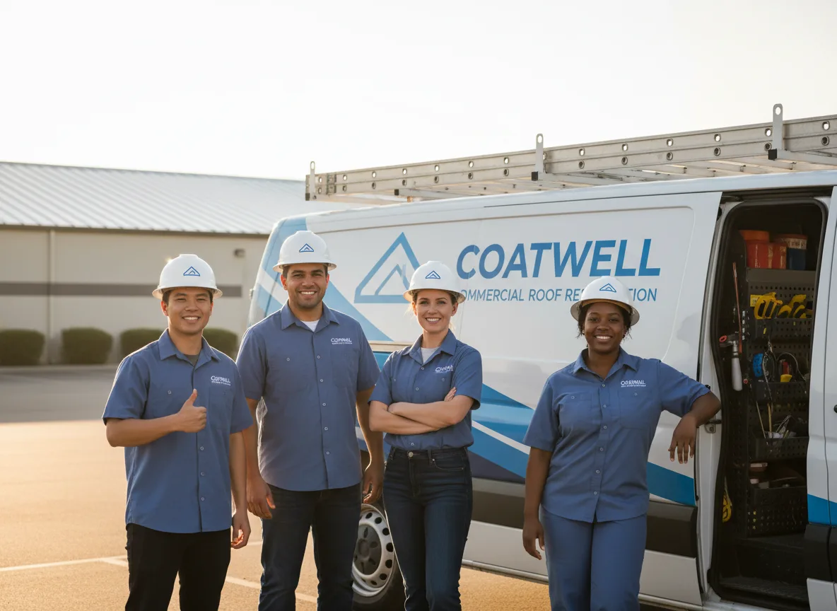 Commercial roof coating company in Windsor, VA